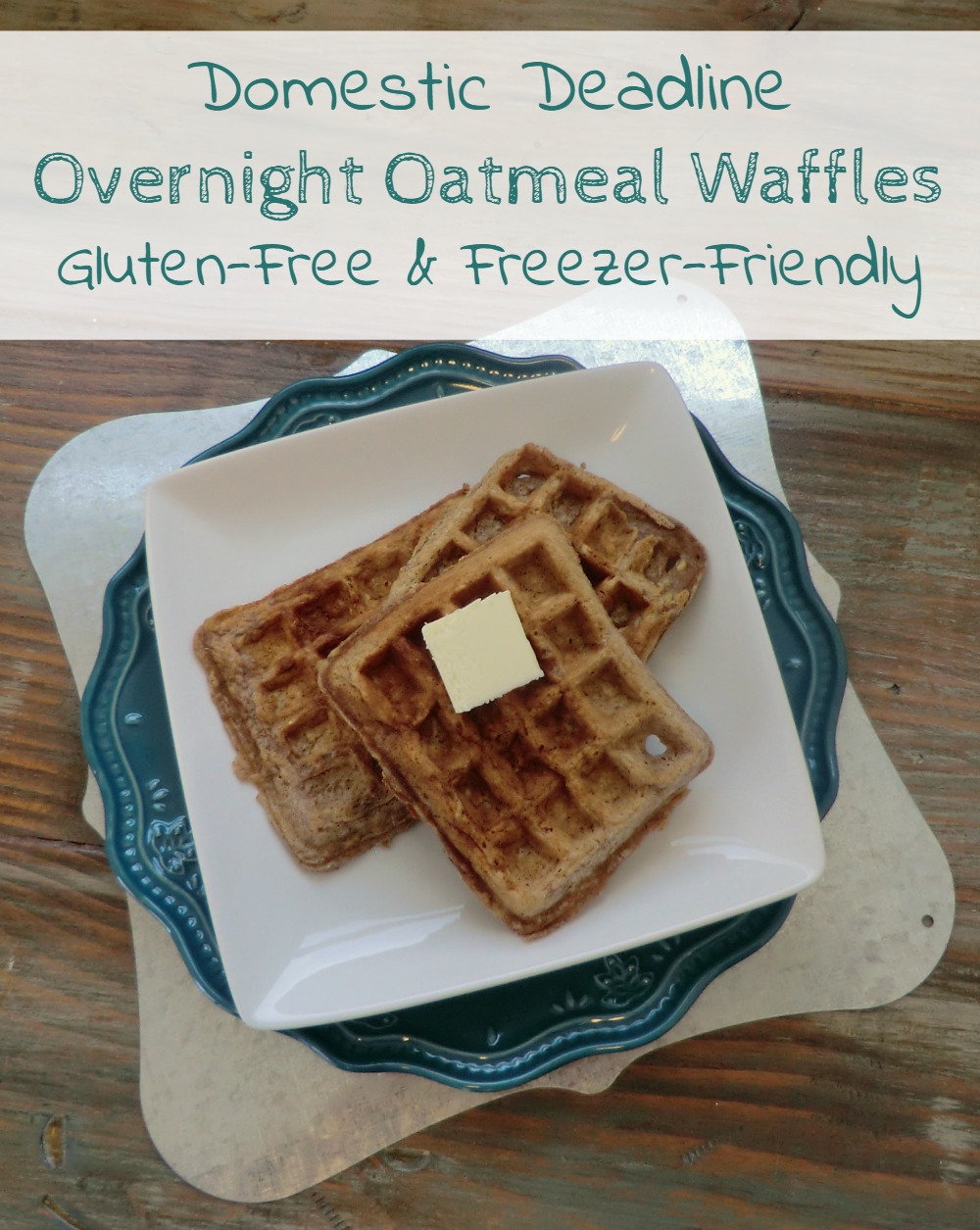 Gluten-Free Overnight Oatmeal Waffles