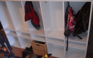 Custom Entryway Cubbies - DIY Organized Mudroom