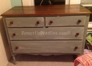 DIY Distressed Dresser