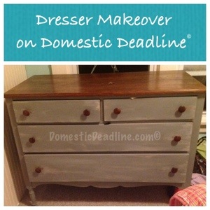 DIY Distressed Dresser