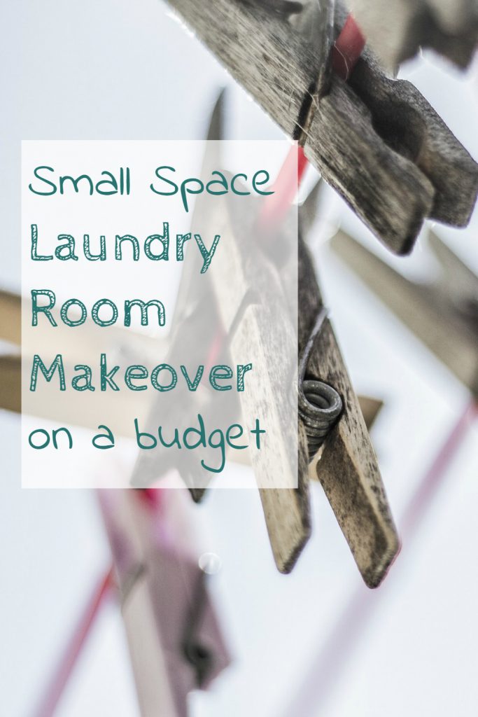 cost effective laundry room make over for a small space