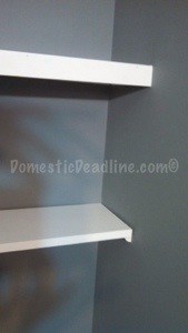 DIY Bathroom Shelves