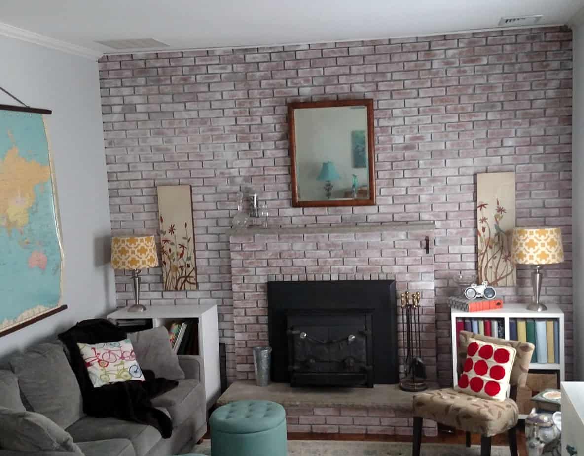 how to whitewash brick