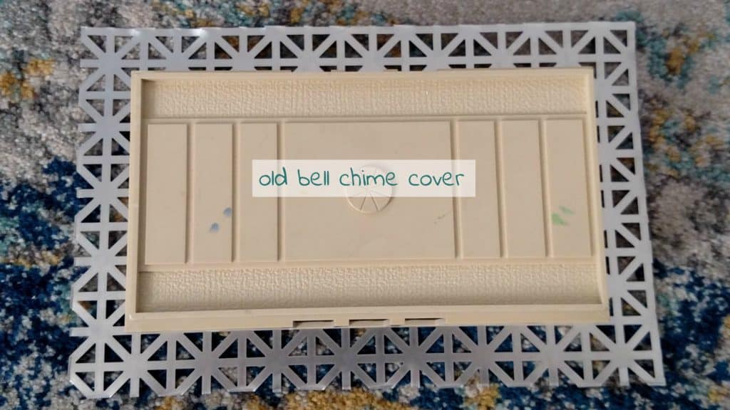 Make a new chimes cover for your old wired doorbell chimes