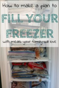 If you're ready to start making freezer meals, but don't know where to start, here is the first step in filling your freezer with meals your whole family can agree on