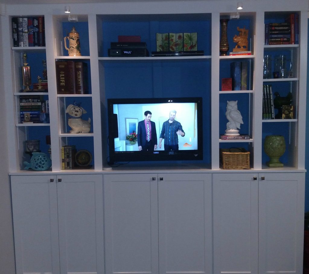 custom built ins office diy