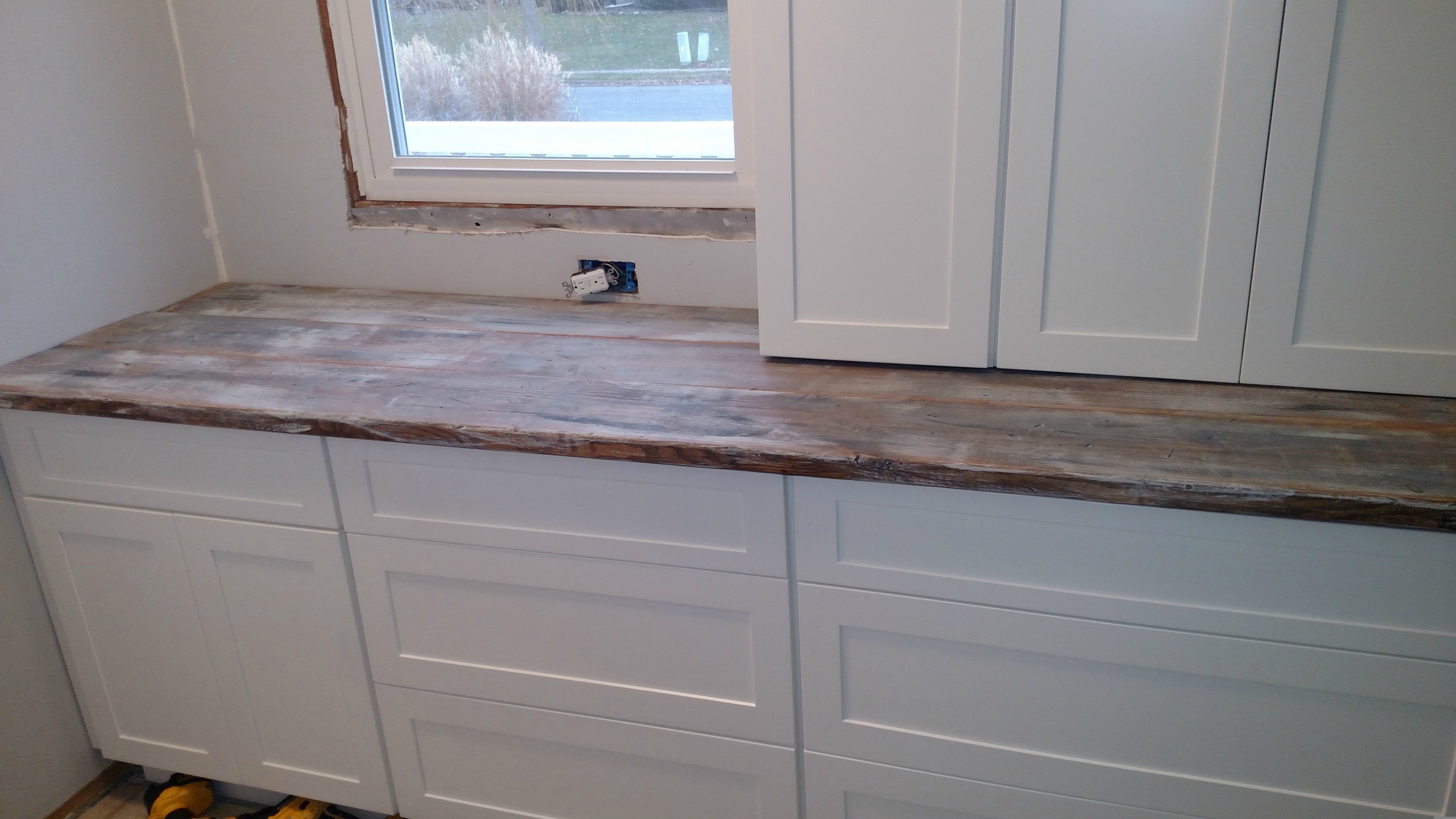 Farmhouse Mudroom Makeover Cabinets Storage