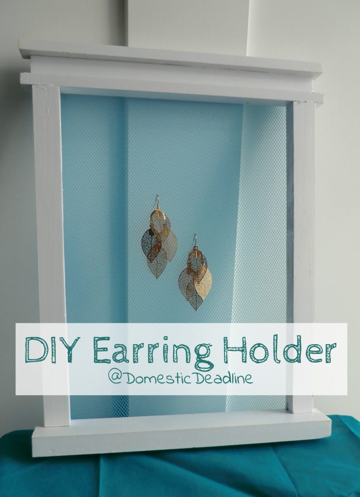 window screen earring holder