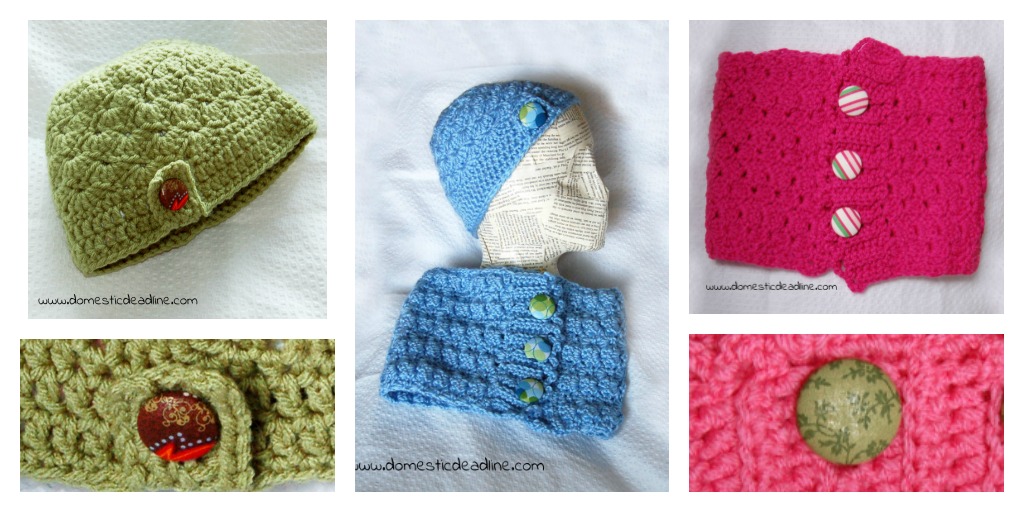 Shelly Scarf and Hat Crochet Patterns