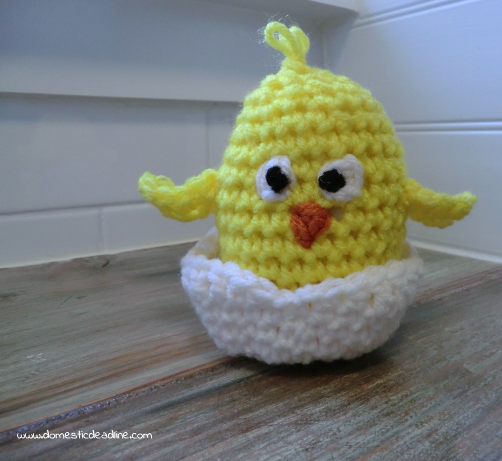 Crocheted Easter Chick Carlos from the movie Hop