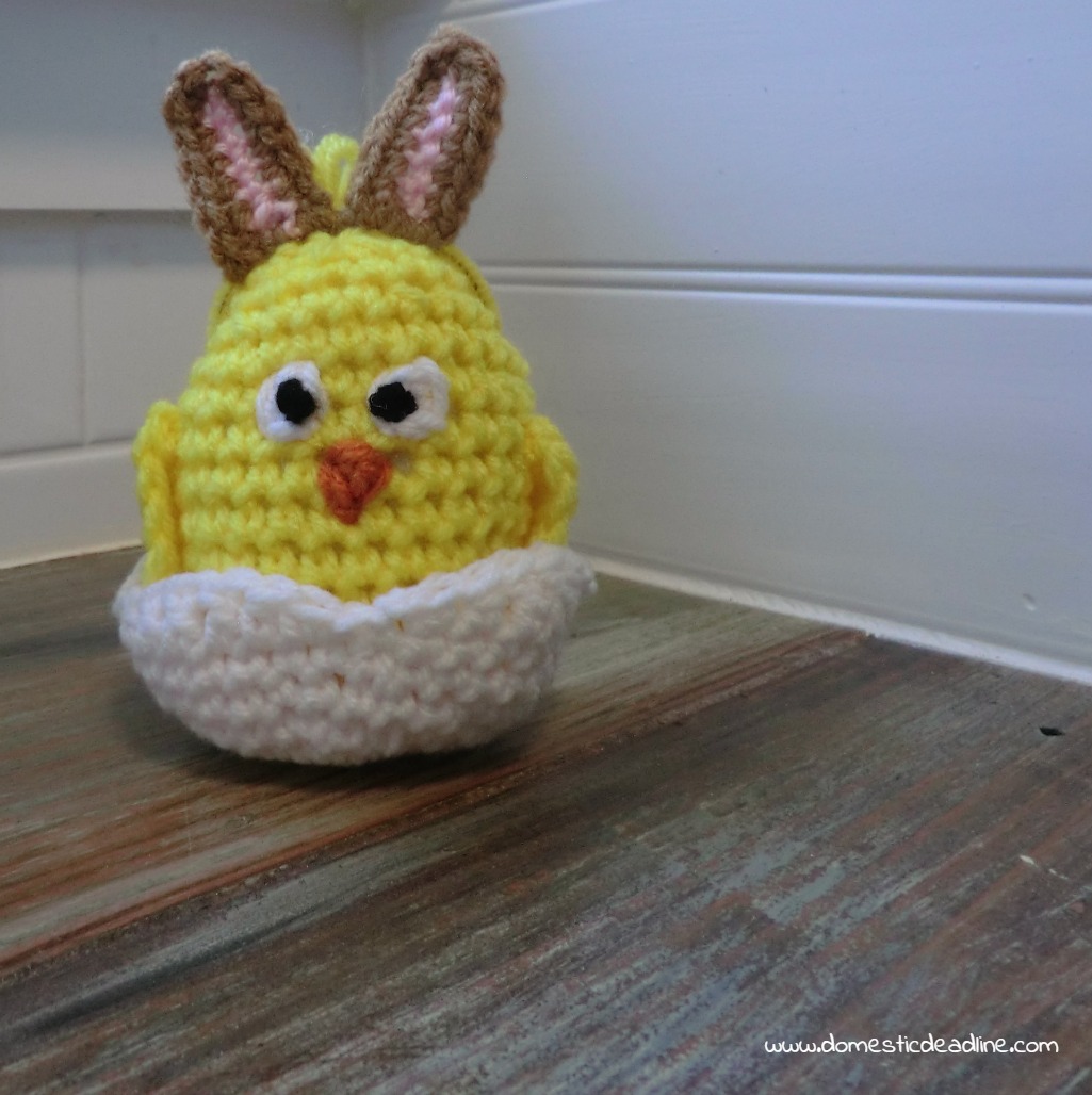 Crocheted Easter Chick Carlos from the movie Hop