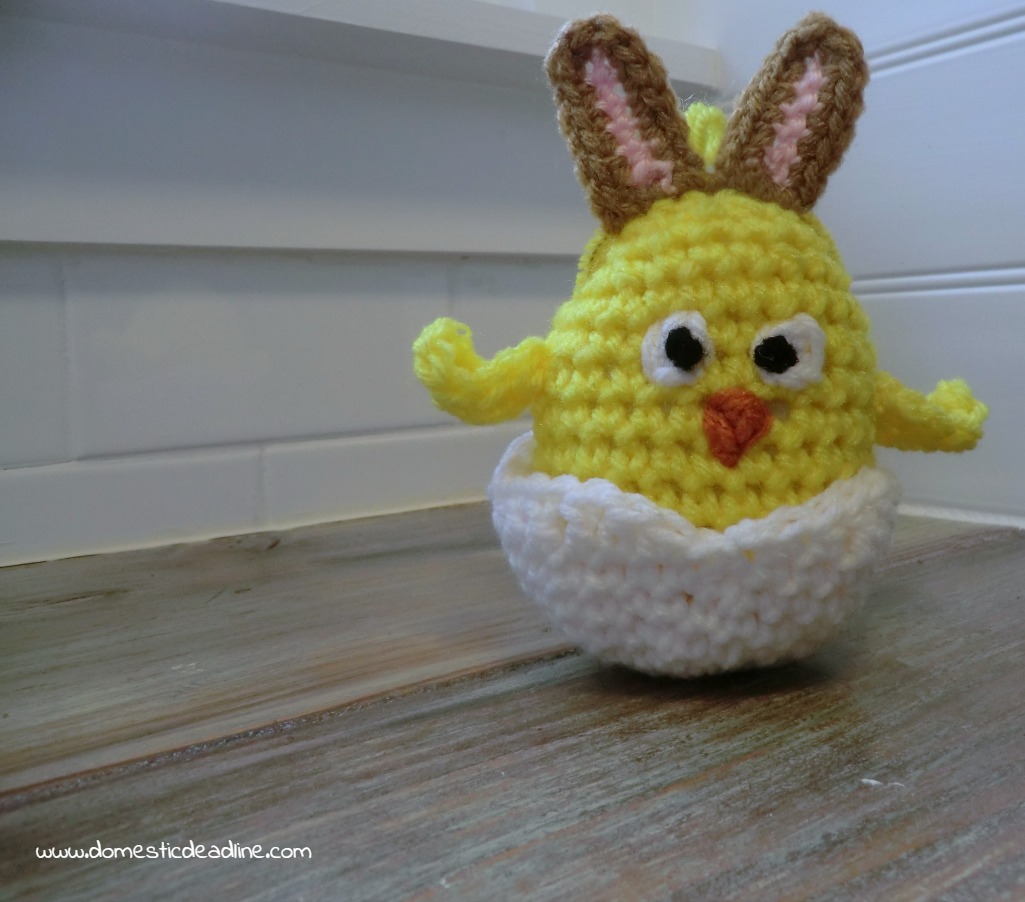 Crocheted Easter Chick Carlos from the movie Hop