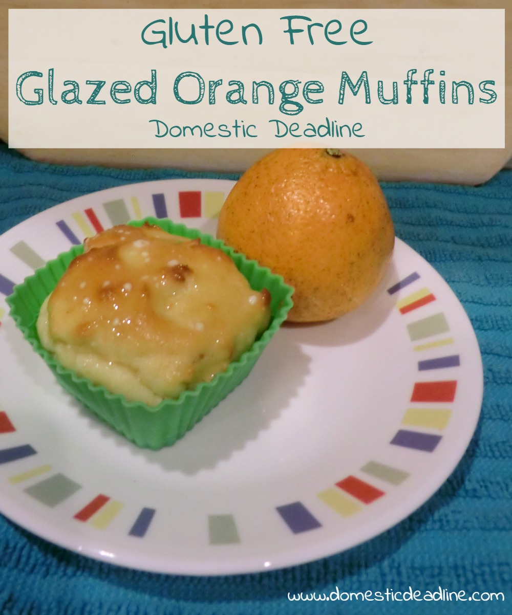 Gluten Free Glazed Orange Muffins