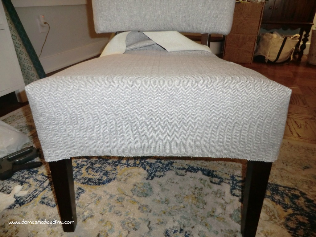 How to Upholster an Occasional Chair - A DIY Photo Tutorial - Part 2