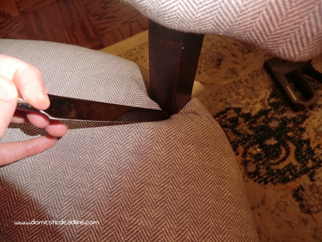 How to Upholster an Occasional Chair - A DIY Photo Tutorial - Part 2