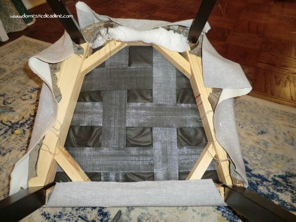 How to Upholster an Occasional Chair - A DIY Photo Tutorial - Part 2