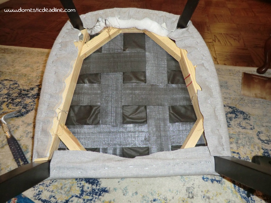 How to Upholster an Occasional Chair - A DIY Photo Tutorial - Part 2