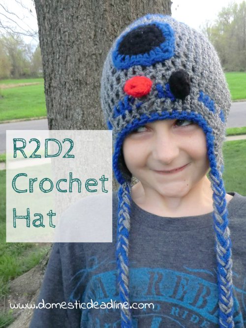 Star Wars IV A New Hope Movie Monday Challenge R2D2 Hat Crochet