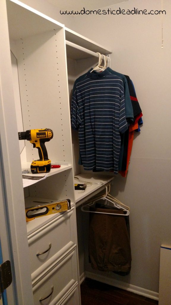 How to Install a DIY Master Closet using ClosetMaid Selectives