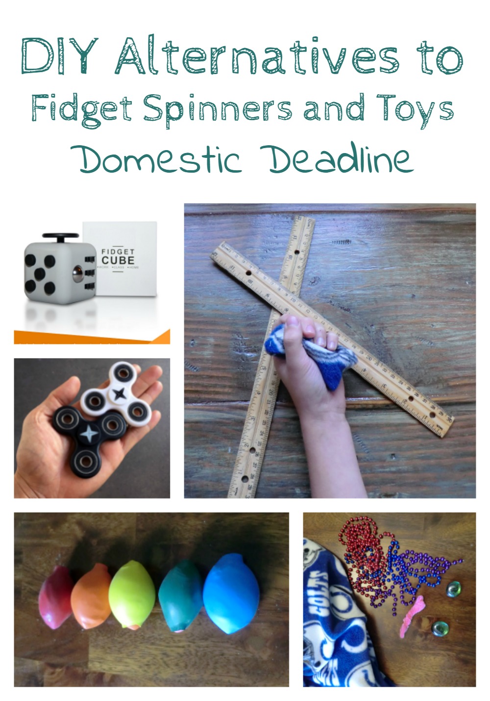 DIY alternatives to fidget spinners and fidget toys