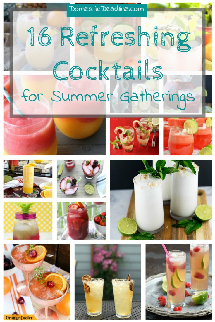 16 Refreshing Cocktails for Summer Gatherings from Domestic Deadline