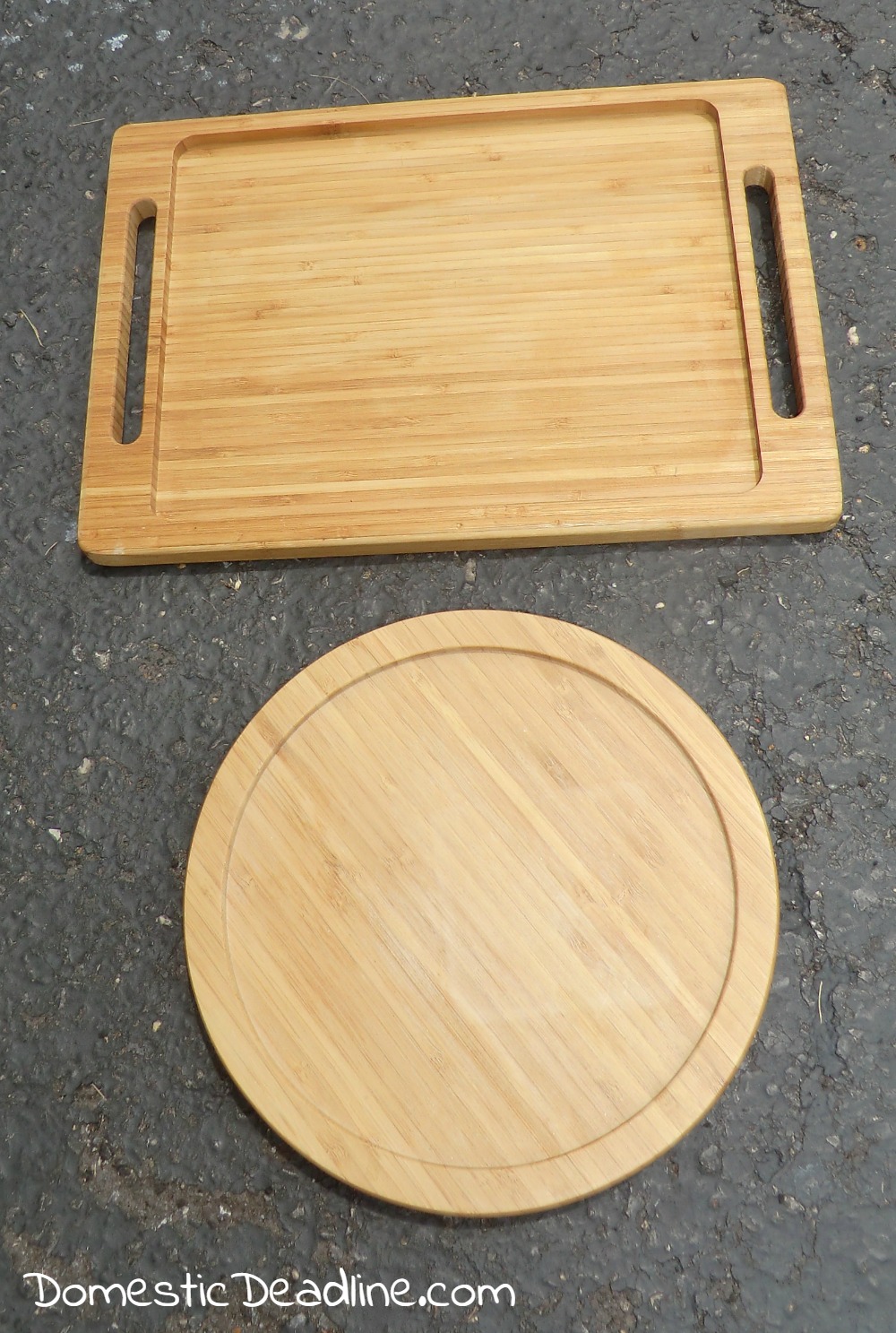 DIY Tile Trays and Lazy Susan - Domestic Deadline