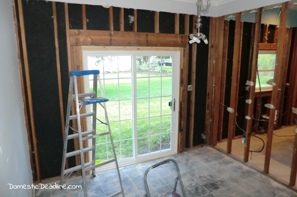 Demo day open floor plan kitchen - Domestic Deadline