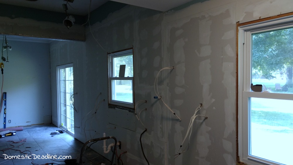 New Insulation, Drywall, Spackle, Kitchen Renovation Domestic Deadline