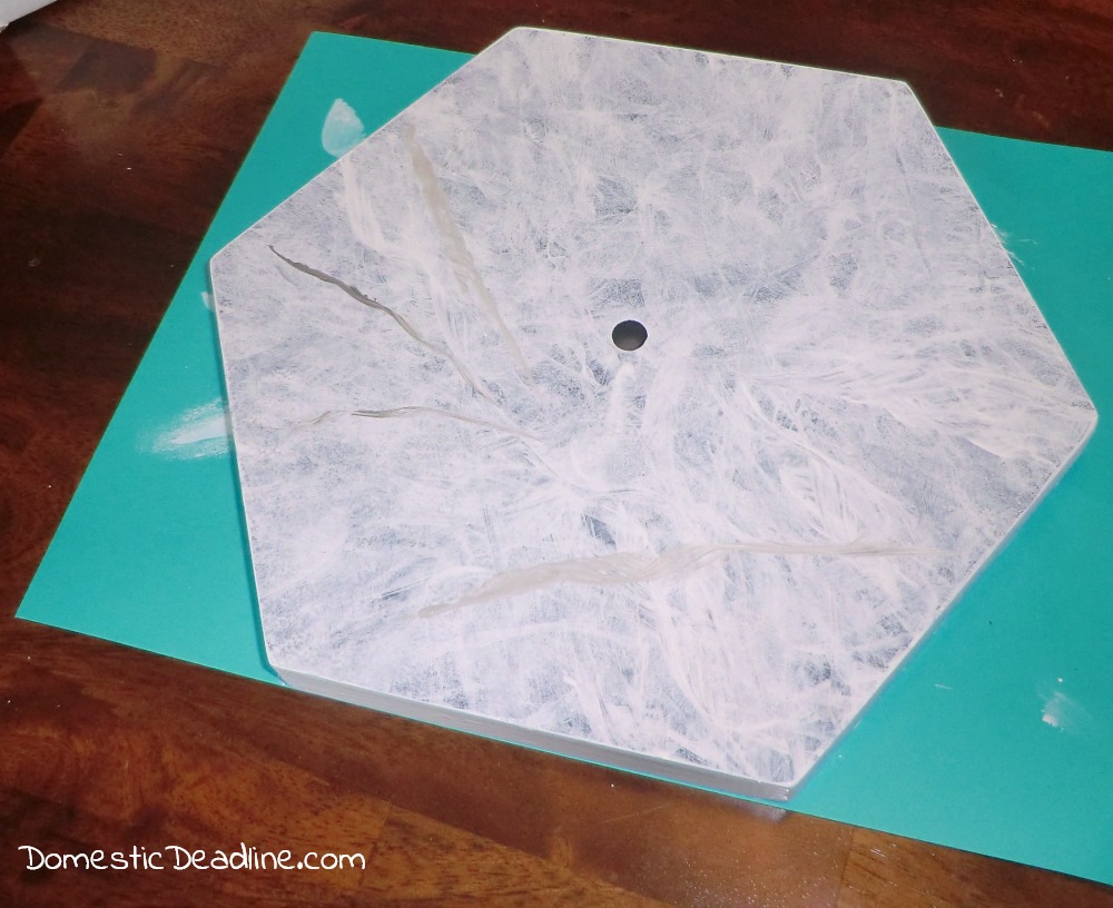 DIY Marble Hexagon Clock Home Made Luxe review Domestic Deadline
