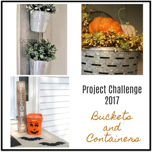 Upcycle an old kitty litter bucket into a fun and festive Halloween decoration, and use it for storage of decorations the rest of the year! - Domestic Deadline