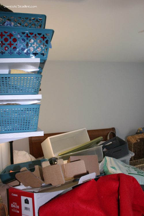Organizing my craft room, custom craft paint storage cabinet and more - Domestic Deadline