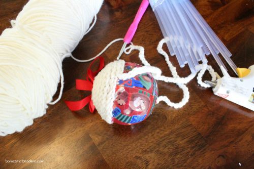 DIY Knit Christmas Ornament - Domestic Deadline