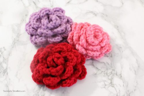 Easy Crocheted Roses