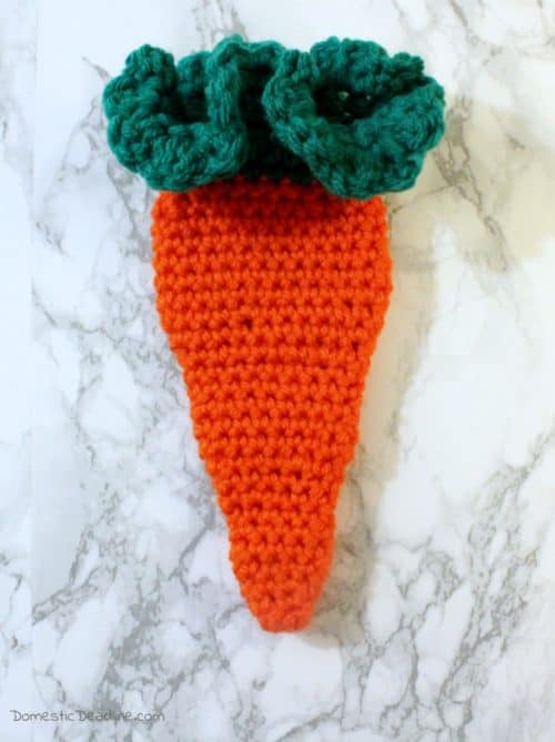 Crocheted Carrot Gift Bags - Perfect for Easter Treats - Domestic Deadline