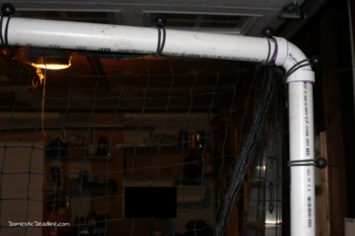 DIY Lacrosse Goal using PVC Pipes