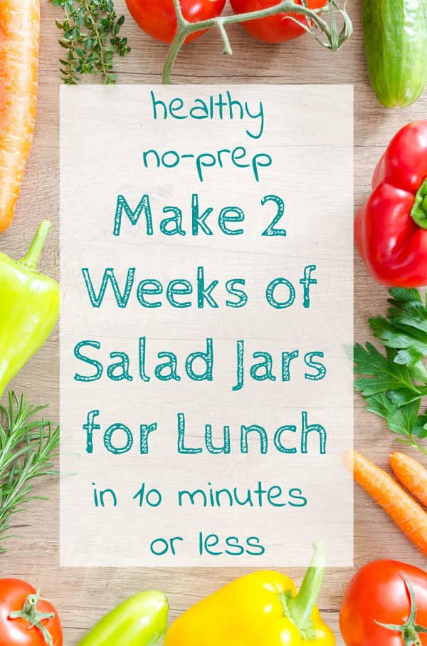 Trying to eat healthy can be a challenge. With a little planning, packing a healthy lunch is a great alternative. Try this jar salad if you're short on time. www.domesticdeadline.com