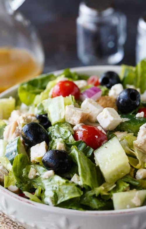 Turn off the oven and serve up these cool salads that satisfy! Plus link up at Home Matters with recipes, DIY, crafts, decor. #Salads #HomeMattersParty www.domesticdeadline.com
