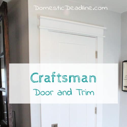 Craftsman Door and Trim Square | Domestic Deadline