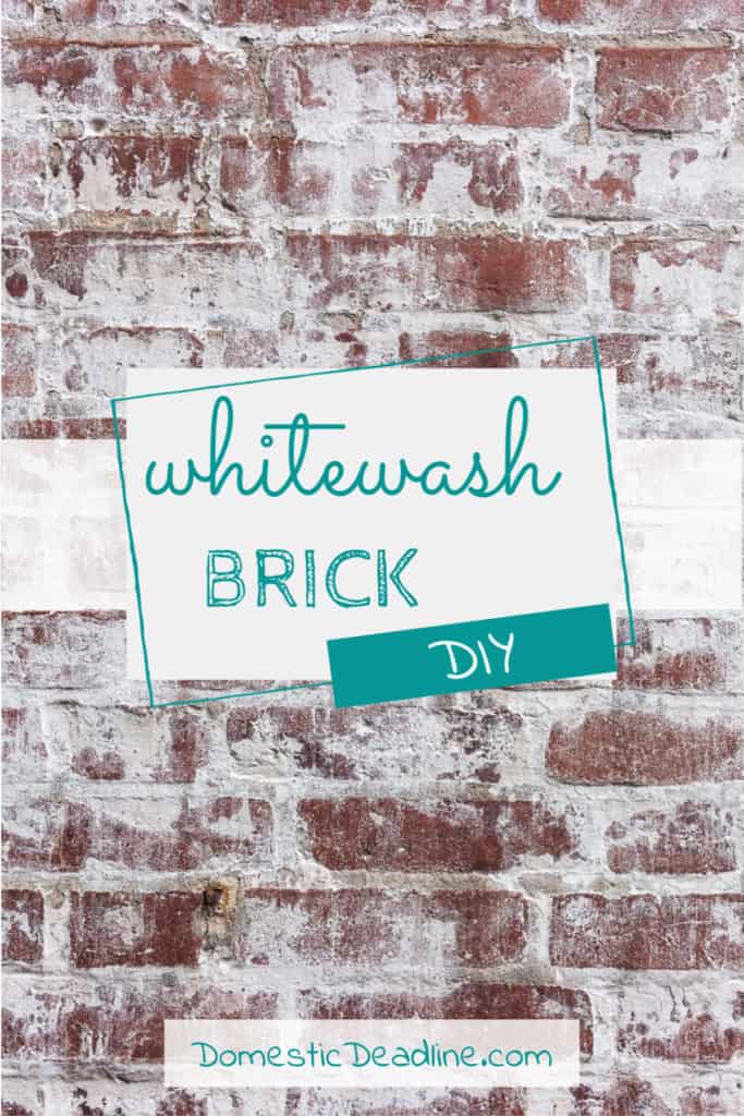 Learn how to whitewash brick to get a farmhouse-inspired look. Easy and cost-effective, this is a great weekend DIY project for your home