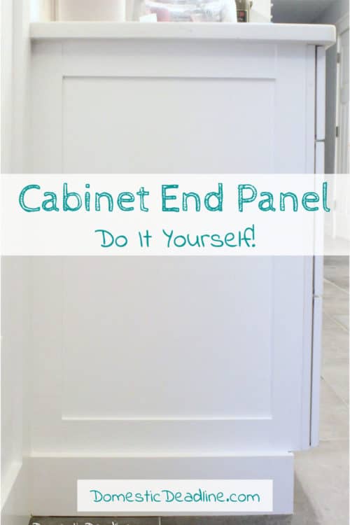 DIY Cabinet End Panels | HarperNCo