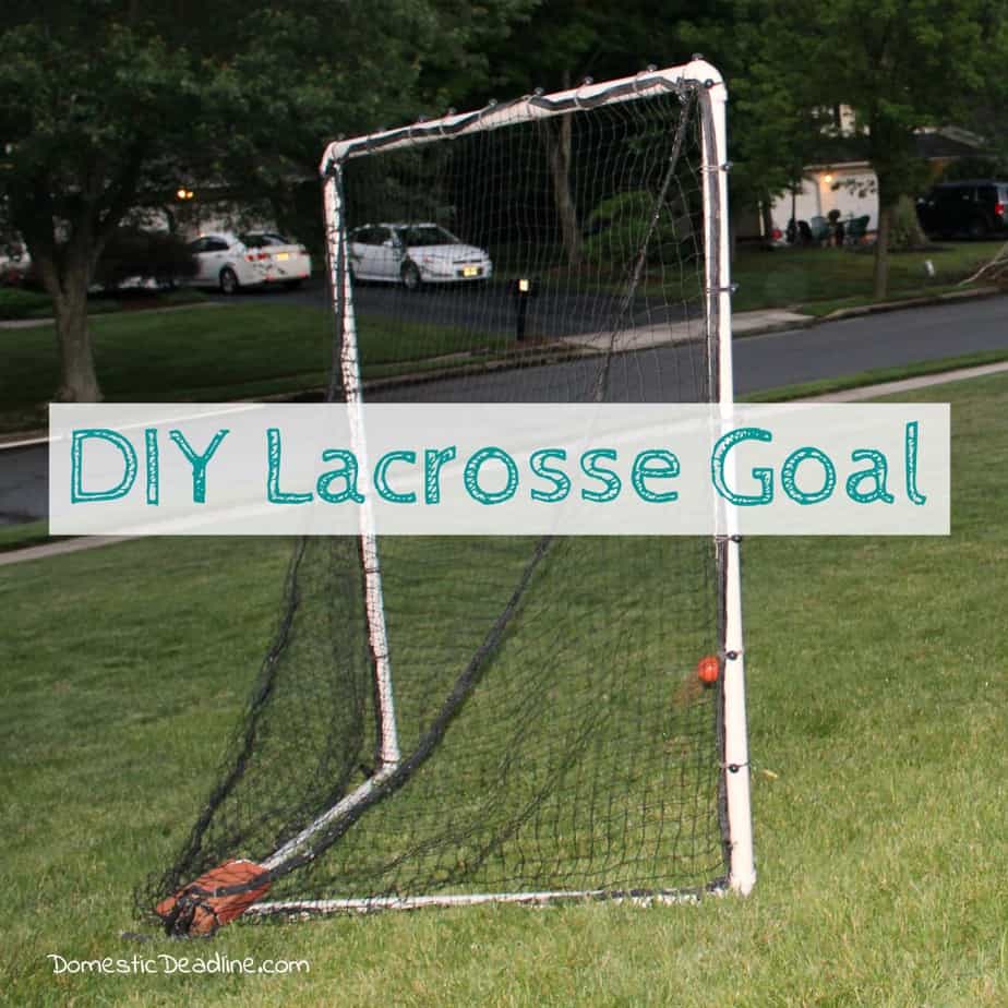 DIY Lacrosse Goal using PVC Pipes