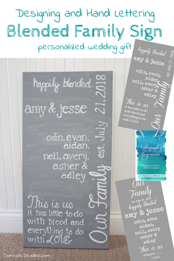 Blended family wedding gifts