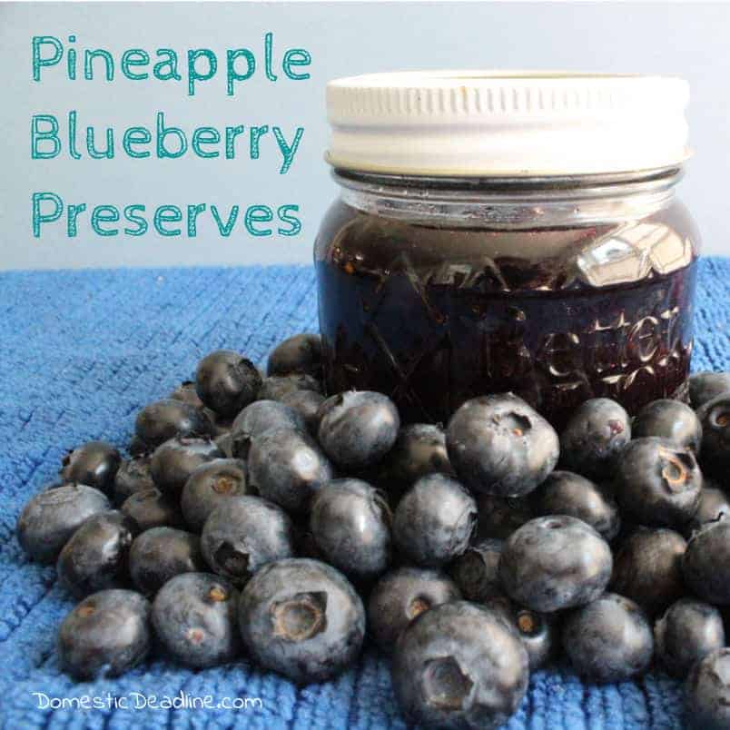 Pineapple Blueberry Preserves Family Favorite Recipe Domestic Deadline