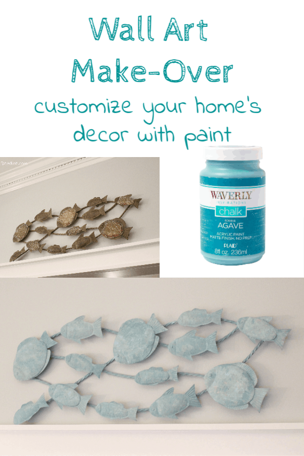 Using chalk paint for a decorative wall art make-over. Customizing and coordinating with current decor. Plus craft de-stash projects. www.domesticdeadline.com