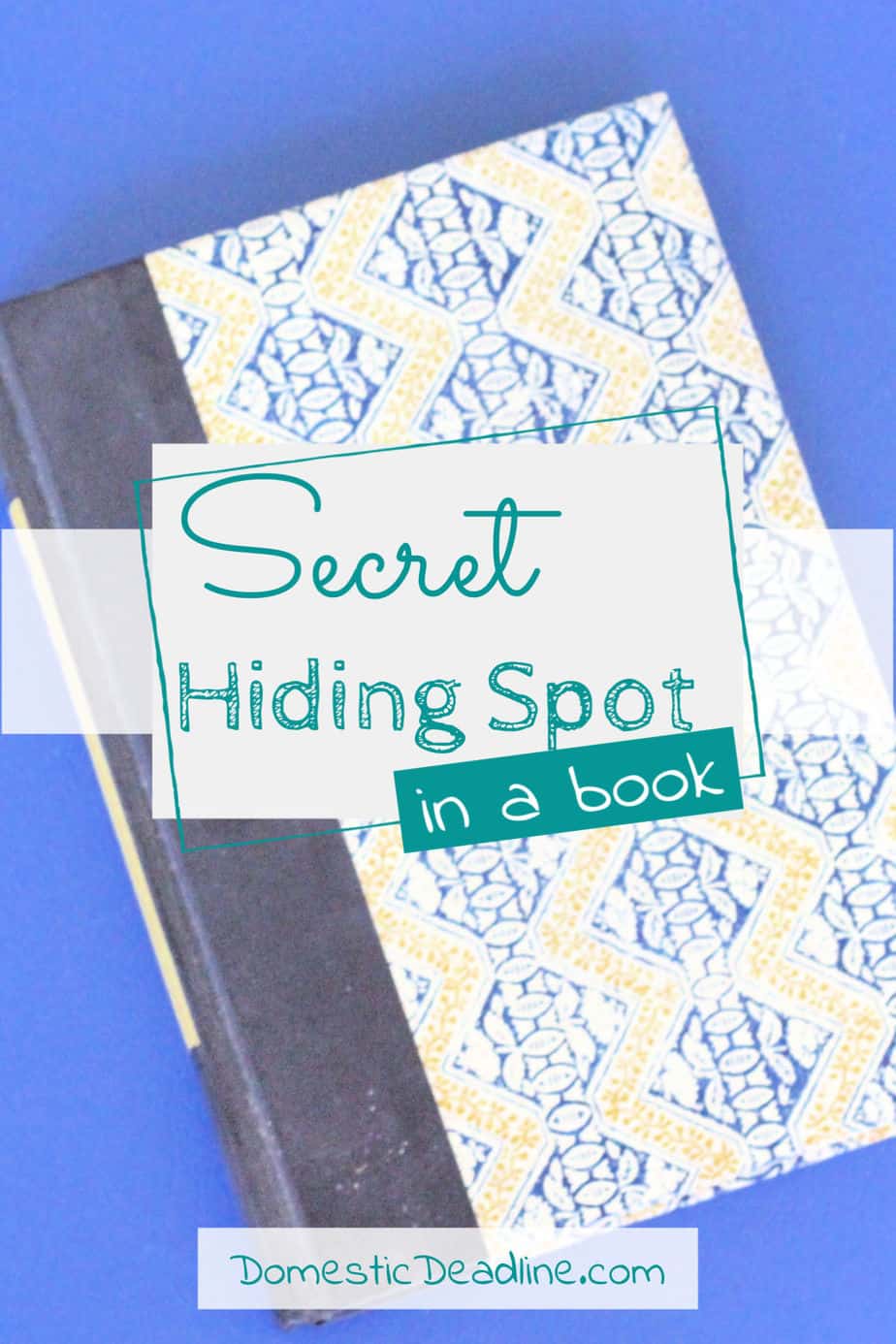 Learn how easy it is to turn a beautiful old book into a secret hiding spot. Old Reader's Digest books are beautiful to display and store something inside! DomesticDeadline.com