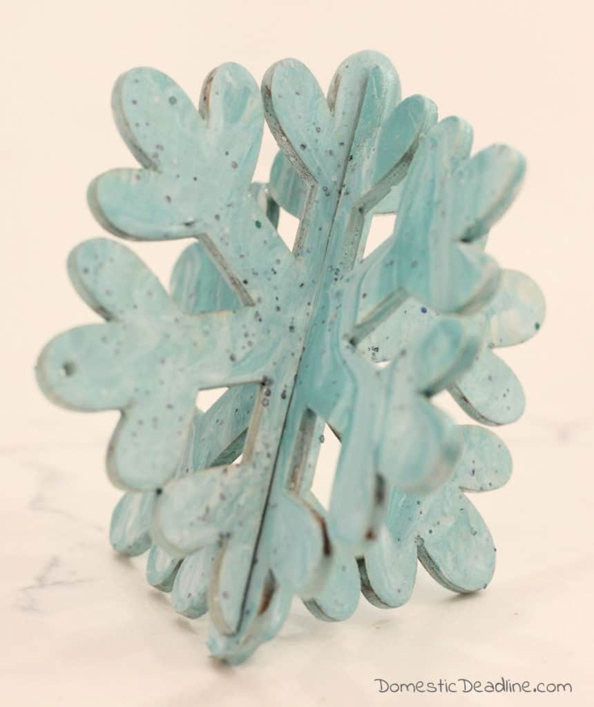 EconoCrafts: DIY 3D Wooden Snowflake Ornaments