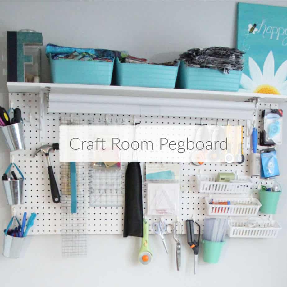 5 Pegboard Organization Ideas for Your Craft Room