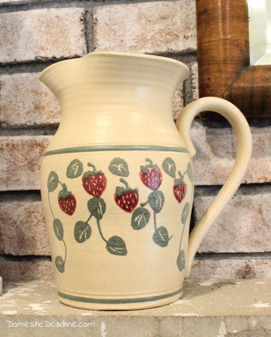 DIY Farmhouse Pitcher 1 Domestic Deadline