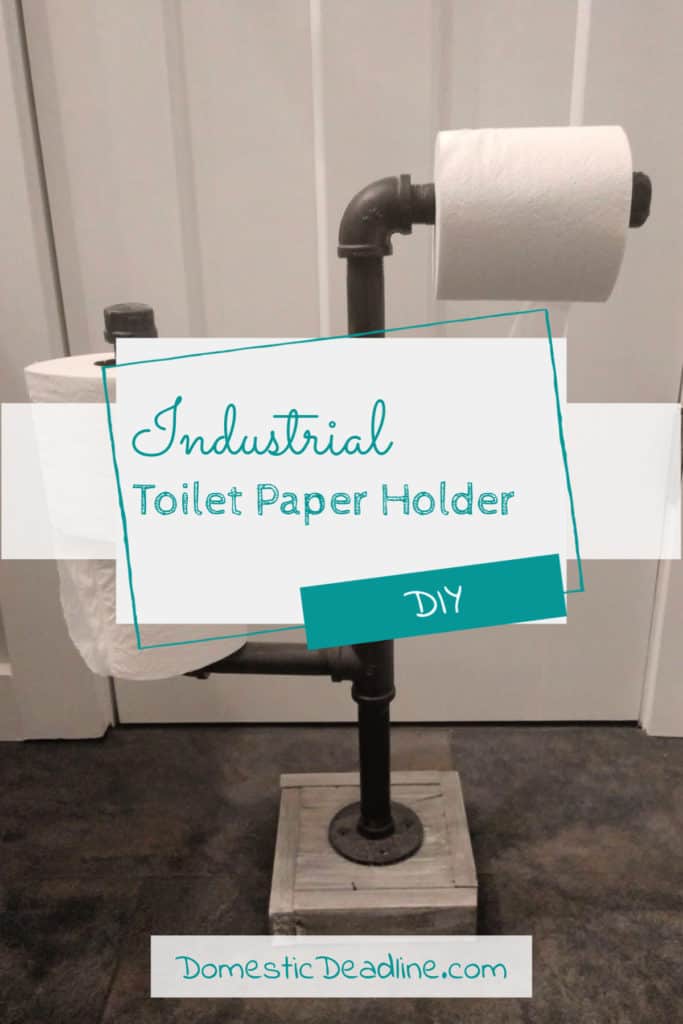 Gas Pipe Toilet Paper Holder