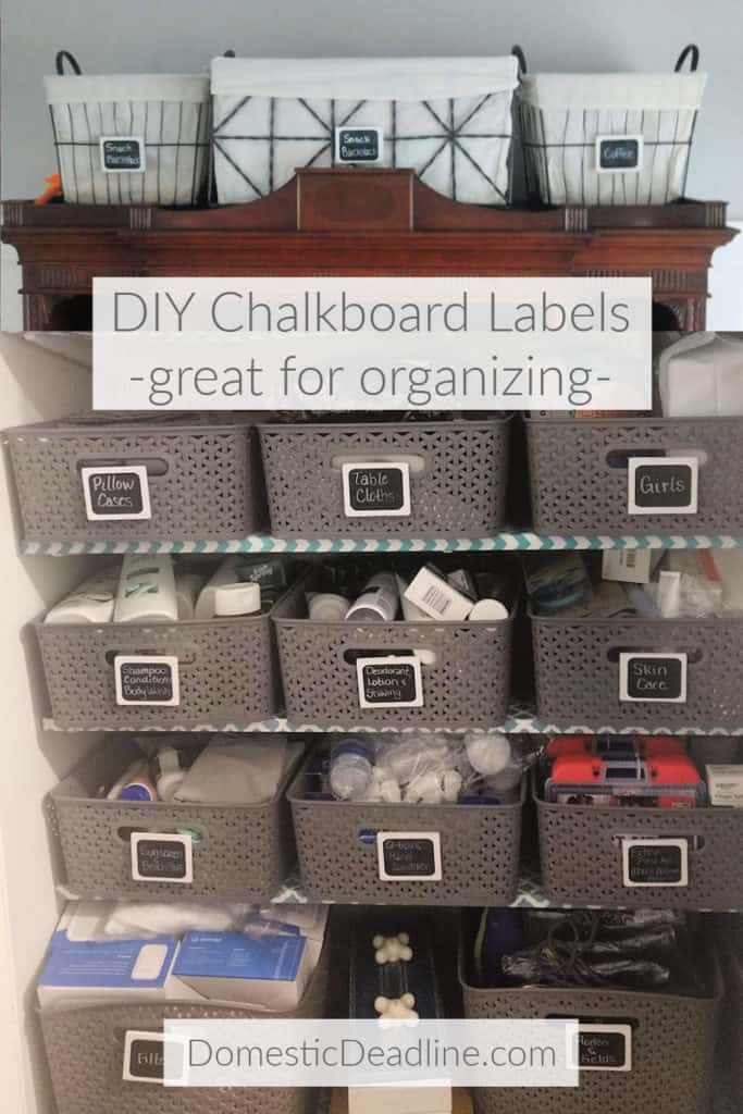 DIY Chalkboard Labels - Hoosier Homemade